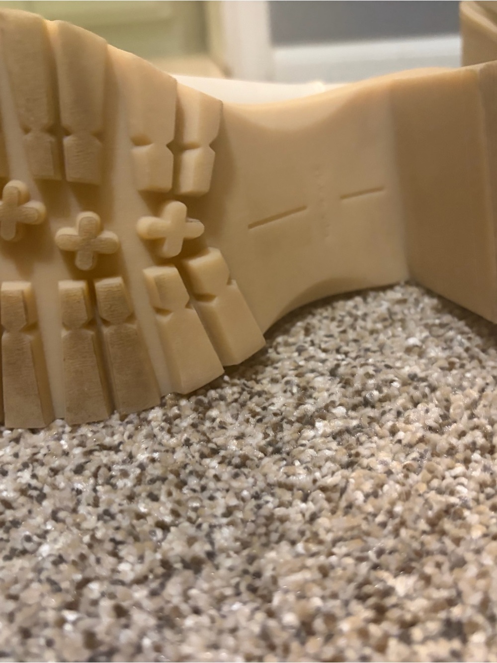 Dolce Vita Cream-White Chunky Chelsea Booties with Lug Sole - Picture 4 of 4
